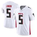 Friene A.Falcons #5 Drake London Player White Vapor Untouchable Limited Home Game Stitched Jerseys