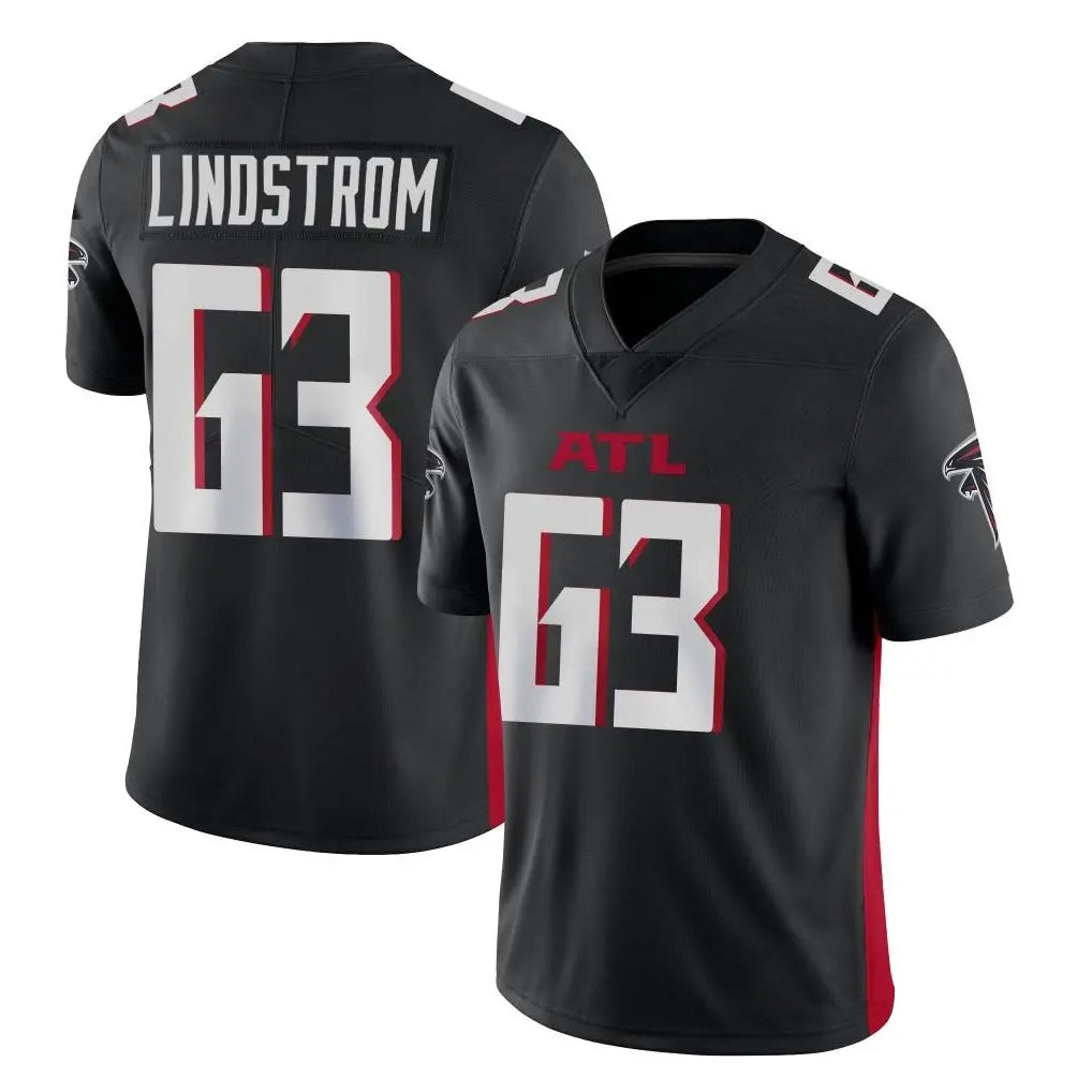 Friene A.Falcons #63 Chris Lindstrom Player Black Vapor Untouchable Limited Home Game Stitched Jerseys