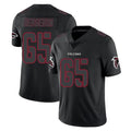 Friene A.Falcons #65 Matthew Bergeron Player Black Impact Limited Game Stitched Jerseys