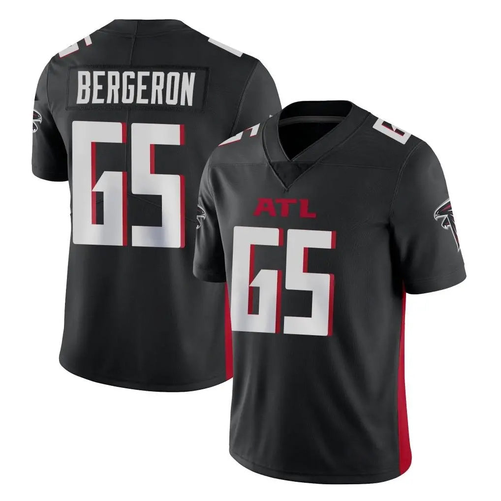 Friene A.Falcons #65 Matthew Bergeron Player Black Vapor Untouchable Limited Home Game Stitched Jerseys
