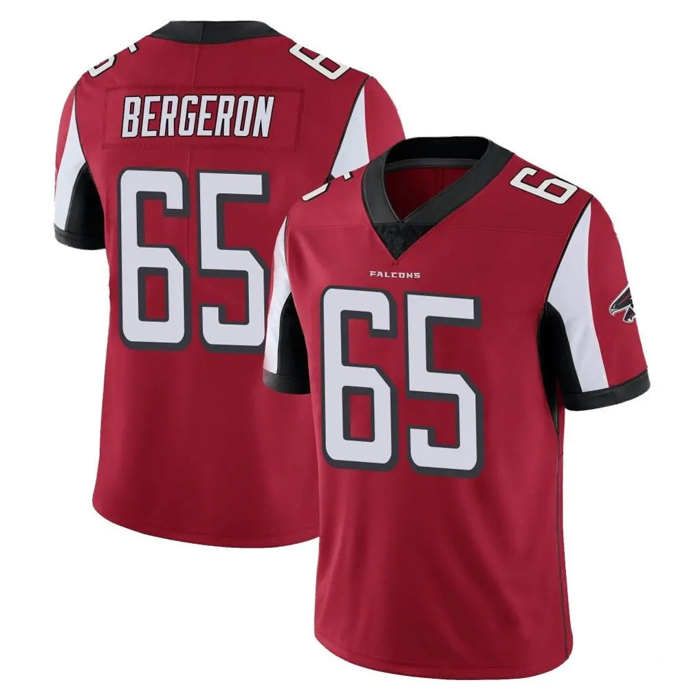 Friene A.Falcons #65 Matthew Bergeron Player Red Color Vapor Untouchable Limited Home Game Stitched Jerseys