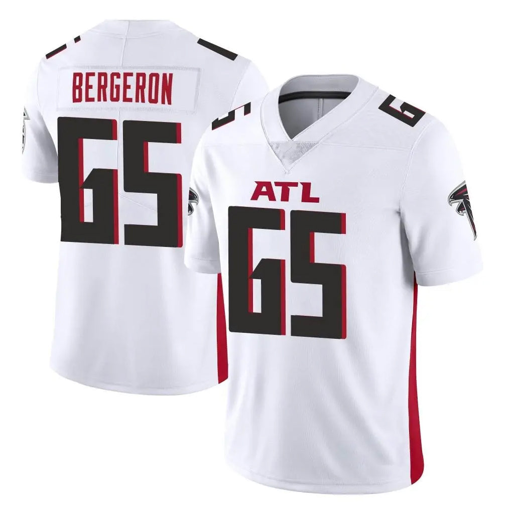 Friene A.Falcons #65 Matthew Bergeron Player White Vapor Untouchable Limited Home Game Stitched Jerseys