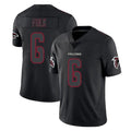 Friene A.Falcons #6 Nick Folk Player Black Impact Limited Game Stitched Jerseys