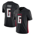 Friene A.Falcons #6 Nick Folk Player Black Vapor Untouchable Limited Home Game Stitched Jerseys
