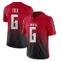Friene A.Falcons #6 Nick Folk Player Red Vapor Untouchable Limited Home Game Stitched Jerseys