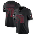 Friene A.Falcons #70 Jake Matthews Player Black Limited Elite Game Stitched Jerseys