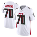 Friene A.Falcons #70 Jake Matthews Player White Vapor Untouchable Limited Home Game Stitched Jerseys