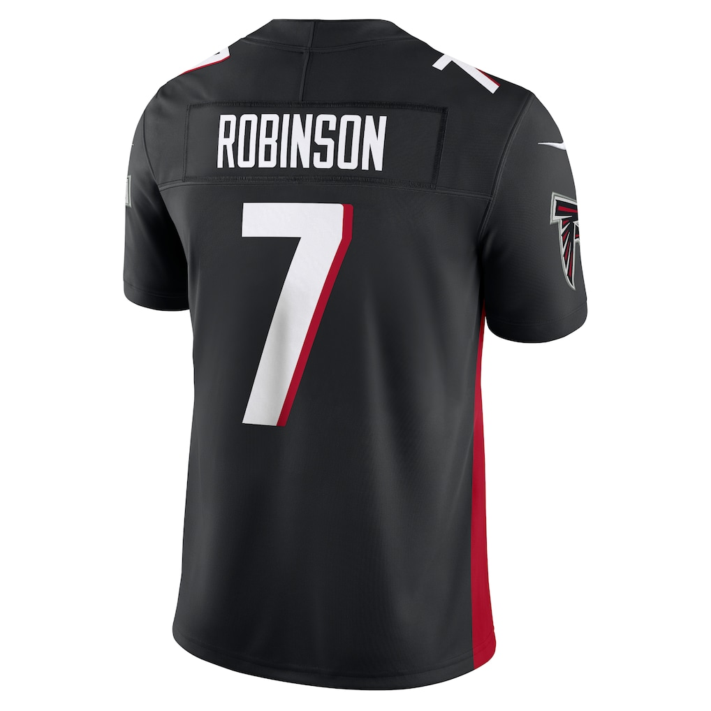 Friene A.Falcons #7 Bijan Robinson Black Vapor F.U.S.E. Limited Stitched Jerseys