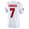 Friene A.Falcons #7 Bijan Robinson White Vapor F.U.S.E. Stitched Limited Stadium Jerseys