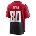 Friene A.Falcons #80 Andre Rison Player Red Home Game Stitched Jerseys
