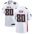 Friene A.Falcons #80 Andre Rison Player White Home Game Stitched Jerseys