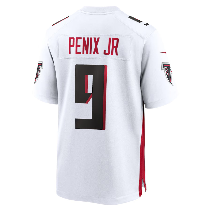 Friene A.Falcons #9 Michael Penix Jr. Player White Home Game Stitched Jerseys