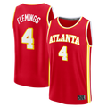 Friene A.Hawks #4 Kingston Flemings Red 2026 Draft First Round Pick Fast Break Stitched Jerseys- Icon Edition