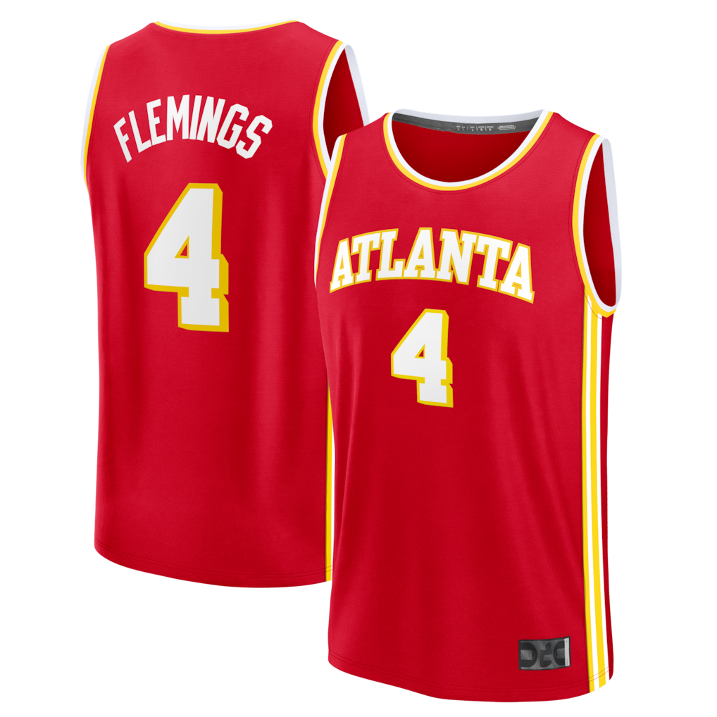 Friene A.Hawks #4 Kingston Flemings Red 2026 Draft First Round Pick Fast Break Stitched Jerseys- Icon Edition