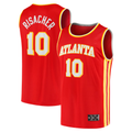Friene A.Hawks #10 Zaccharie Risacher Red 2024 Draft Fast Break Player Jerseys - Icon Edition