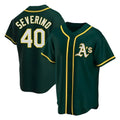 Friene Athletics #40 Luis Severino player Green Replica Alternate Stitched Jersey