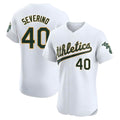 Friene Athletics #40 Luis Severino player White Elite Home Stitched Jersey