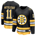 Friene B.Bruins #11 Casey Mittelstadt Black Home Breakaway Player Stitched Jerseys
