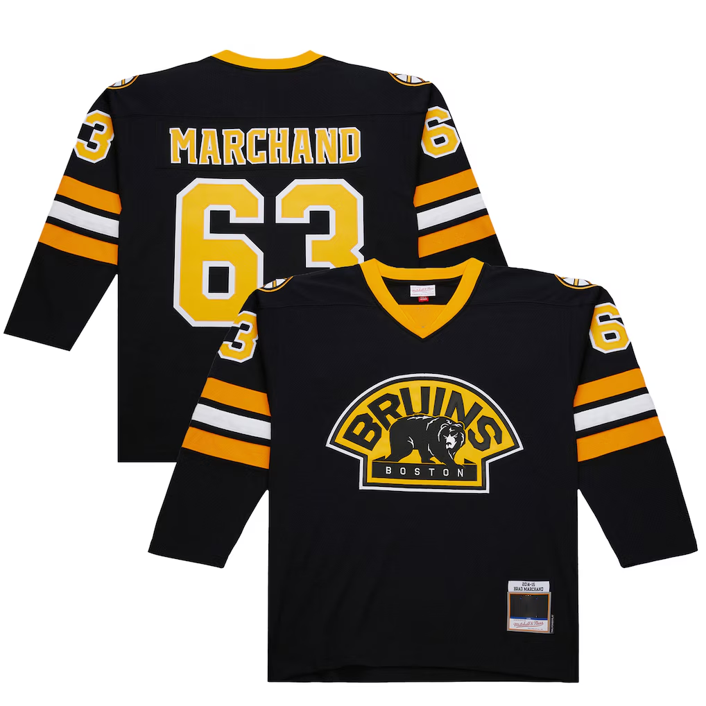 Friene B.Bruins #63 Brad Marchand Black 2014-15 Power Play Stitched Jerseys