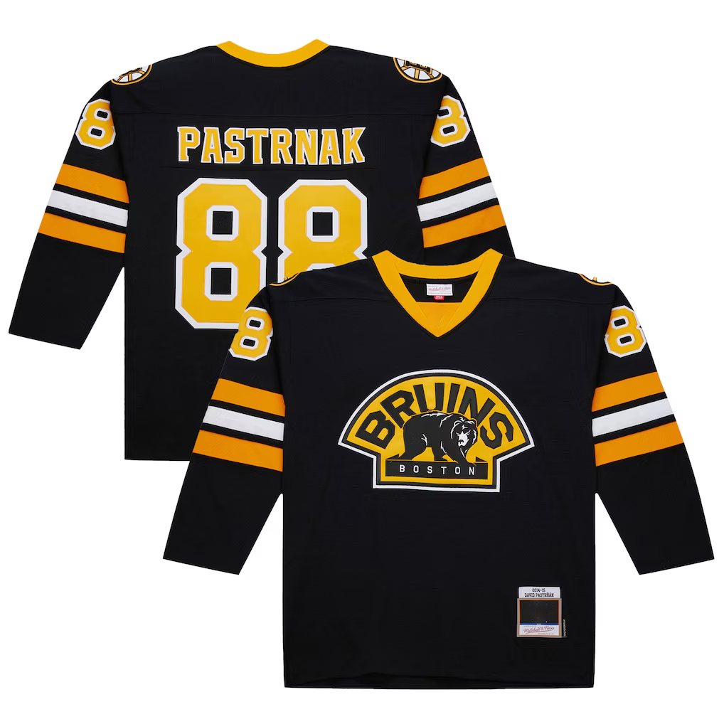 Friene B.Bruins #88 David Pastrnak Black 2014-15 Power Play Stitched Jerseys