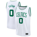 Friene B.Celtics #0 Jayson Tatum White Fast Break Replica Player Jerseys - Association Edition