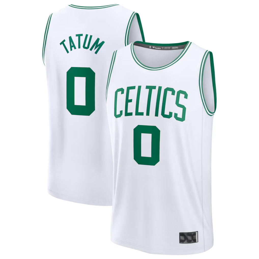 Friene B.Celtics #0 Jayson Tatum White Fast Break Replica Player Jerseys - Association Edition