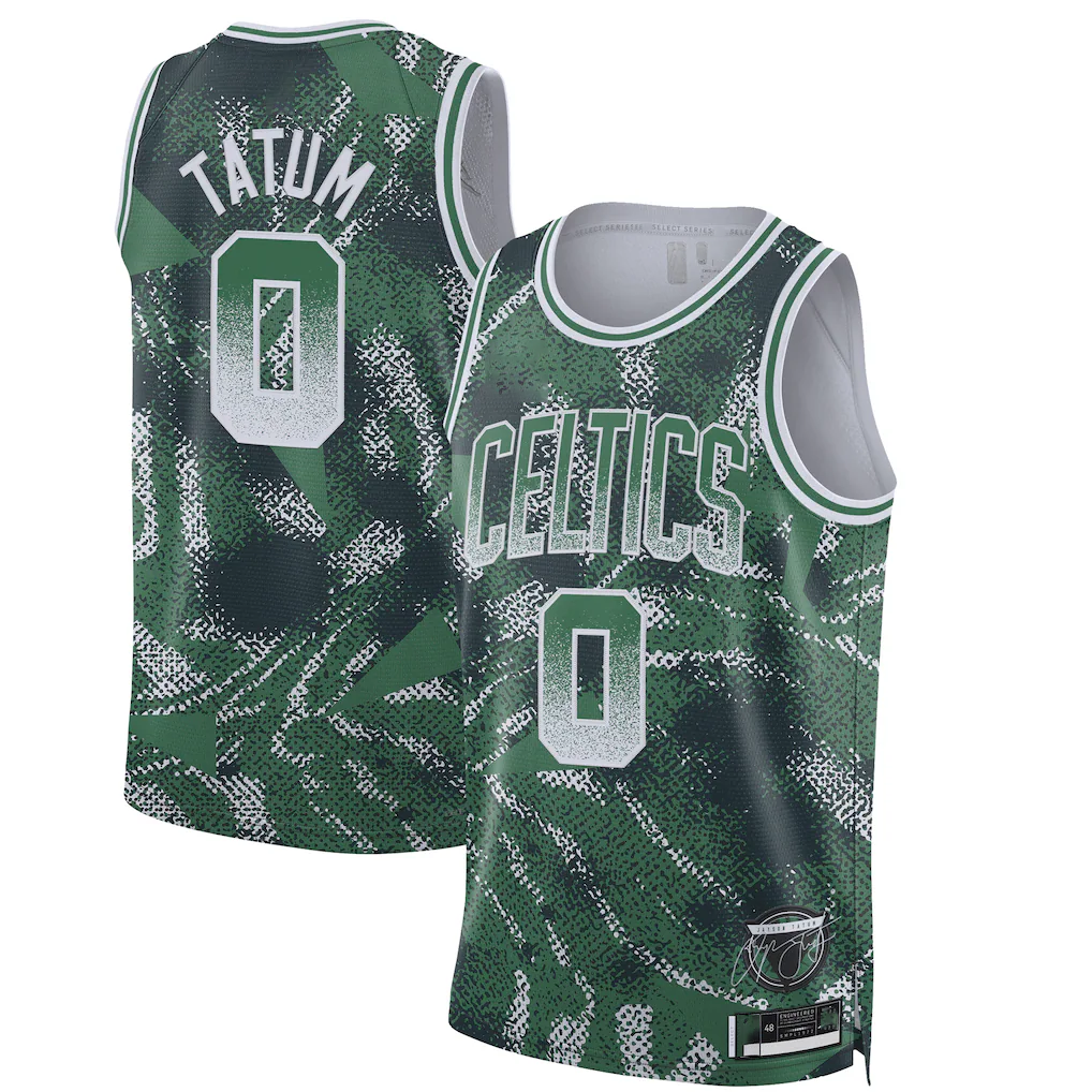 Friene B.Celtics #0 Jayson Tatum Green 2025 Select Series Swingman Player Jerseys