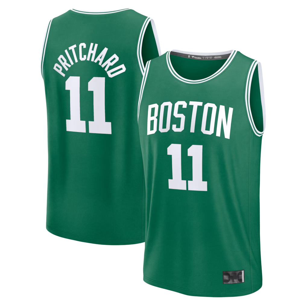 Friene B.Celtics #11 Payton Pritchard Kelly Green Fast Break Replica Jerseys - Icon Edition