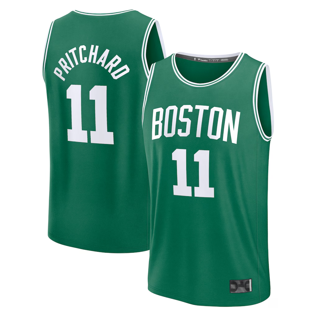 Friene B.Celtics #11 Payton Pritchard Kelly Green Fast Break Replica Player Jerseys - Icon Edition