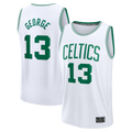 Friene B.Celtics #13 Paul George White Fast Break Replica Jerseys - Association Edition
