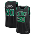 Friene B.Celtics #30 Sam Hauser Black Fast Break Replica Player Jerseys - Statement Edition