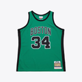 Friene B.Celtics #34 Paul Pierce Mitchell & Ness Kelly Green 2007-08 Hardwood Classics Authentic Jerseys