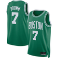 Friene B.Celtics #7 Jaylen Brown Kelly Green Swingman Jerseys - Icon Edition