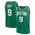 Friene B.Celtics #9 Derrick White Kelly Green Fast Break Replica Player Jerseys - Icon Edition