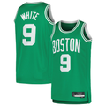 Friene B.Celtics #9 Derrick White Kelly Green Swingman Jerseys - Icon Edition