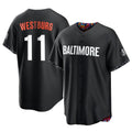 Friene B.Orioles #11 Jordan Westburg Player Black City Connect Home Game Stitched Jerseys