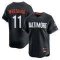 Friene B.Orioles #11 Jordan Westburg Player Black City Connect Limited Home Game Stitched Jerseys