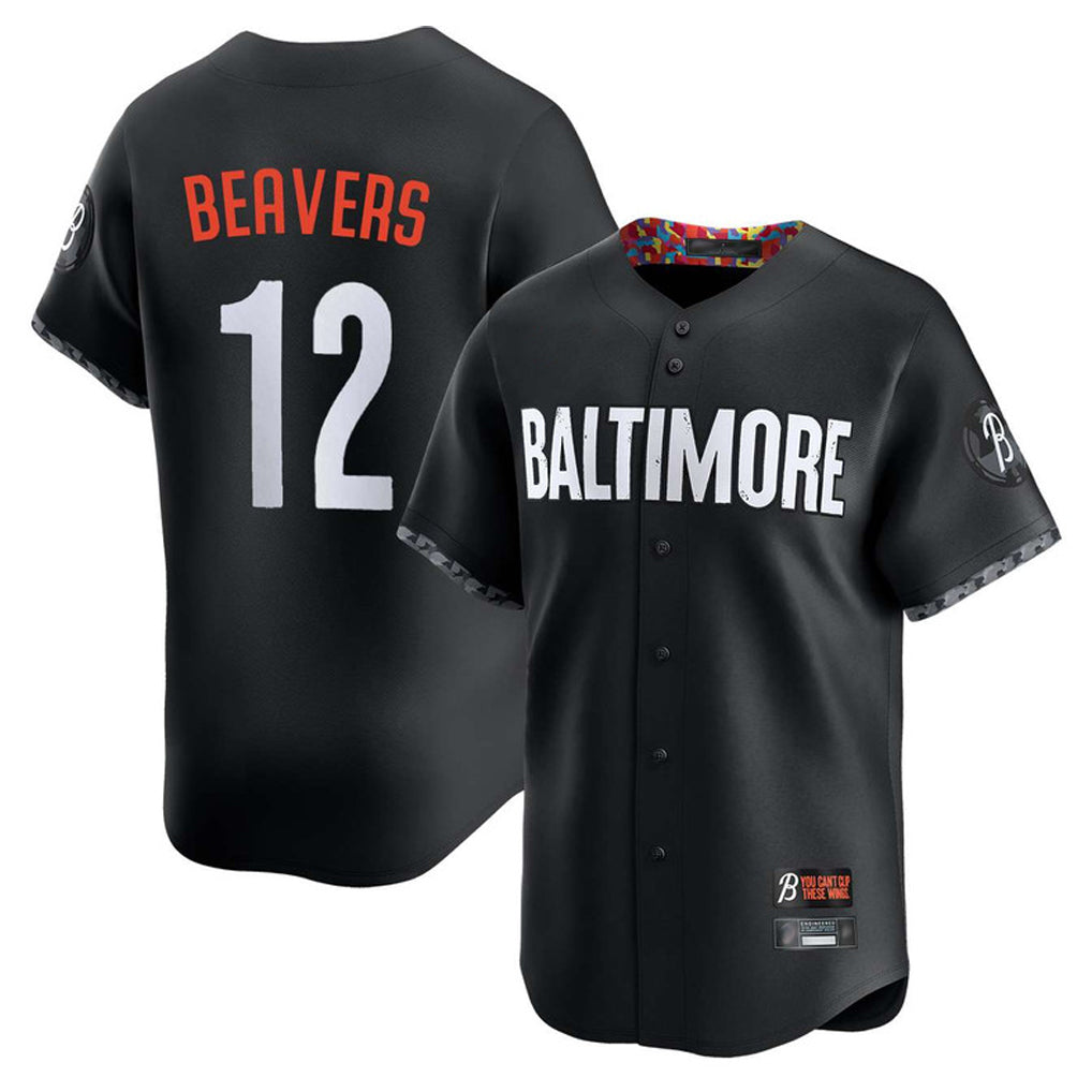 Friene B.Orioles #12 Dylan Beavers Player Black City Connect Limited Home Game Stitched Jerseys
