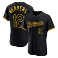 Friene B.Orioles #12 Dylan Beavers Player Black Snake Skin City Limited Elite Home Stitched Jerseys