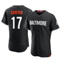 Friene B.Orioles #17 Colton Cowser Player Black City Connect Limited Elite Home Game Stitched Jerseys