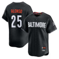 Friene B.Orioles #25 Pete Alonso Player Black City Connect Limited Home Game Stitched Jerseys