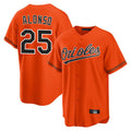 Friene B.Orioles #25 Pete Alonso Player Orange Home Game Stitched Jerseys