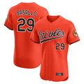 Friene B.Orioles #29 Samuel Basallo Player Orange Limited Elite Home Game Stitched Jerseys