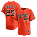 Friene B.Orioles #29 Samuel Basallo Player Orange Limited Home Game Stitched Jerseys