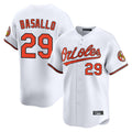 Friene B.Orioles #29 Samuel Basallo Player White Limited Home Game Stitched Jerseys