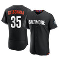 Friene B.Orioles #35 Adley Rutschman Player Black City Connect Limited Elite Home Game Stitched Jerseys