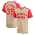 Friene B.Orioles #35 Adley Rutschman Player Cream American League All-Star Limited Elite Home Game Stitched Jerseys