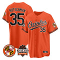 Friene B.Orioles #35 Adley Rutschman Player Gray Home Game Stitched Jerseys