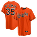 Friene B.Orioles #35 Adley Rutschman Player Orange Home Game Stitched Jerseys