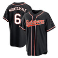 Friene B.Orioles #6 Ryan Mountcastle Player Black Out Home Game Stitched Jerseys